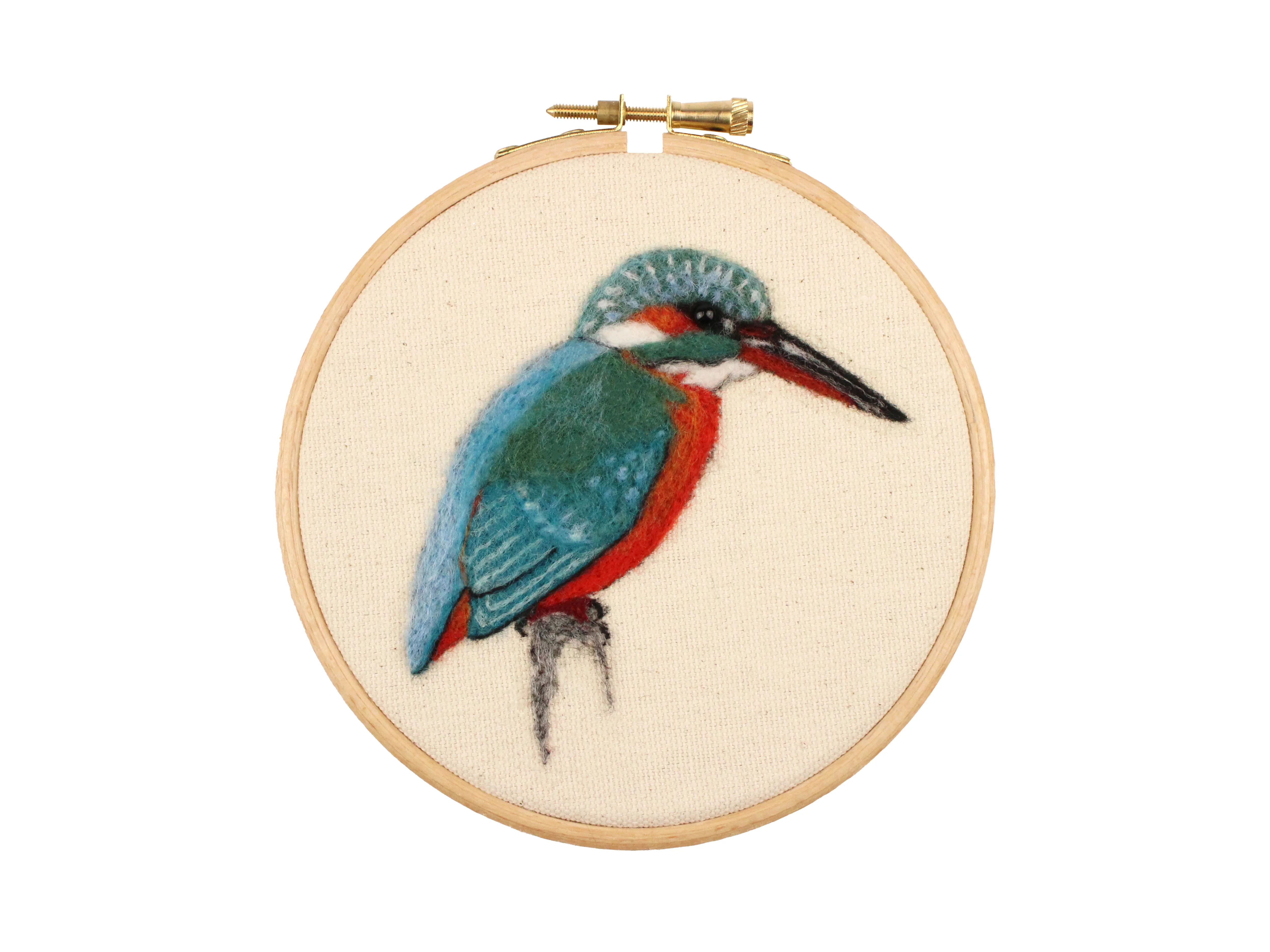 2d Kingfisher Needle Felt Picture Kit