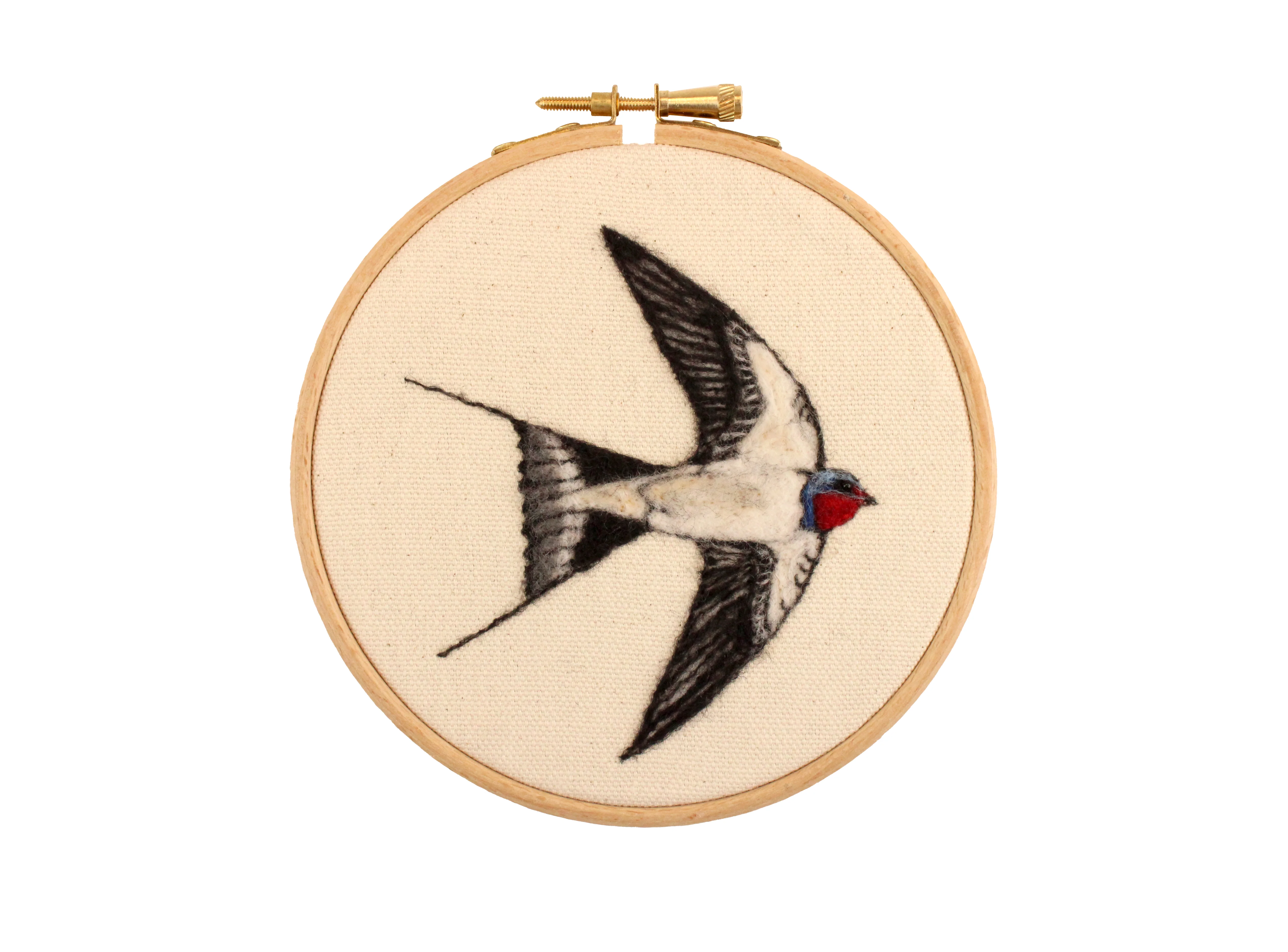 2d Swallow Needle Felt Picture Kit