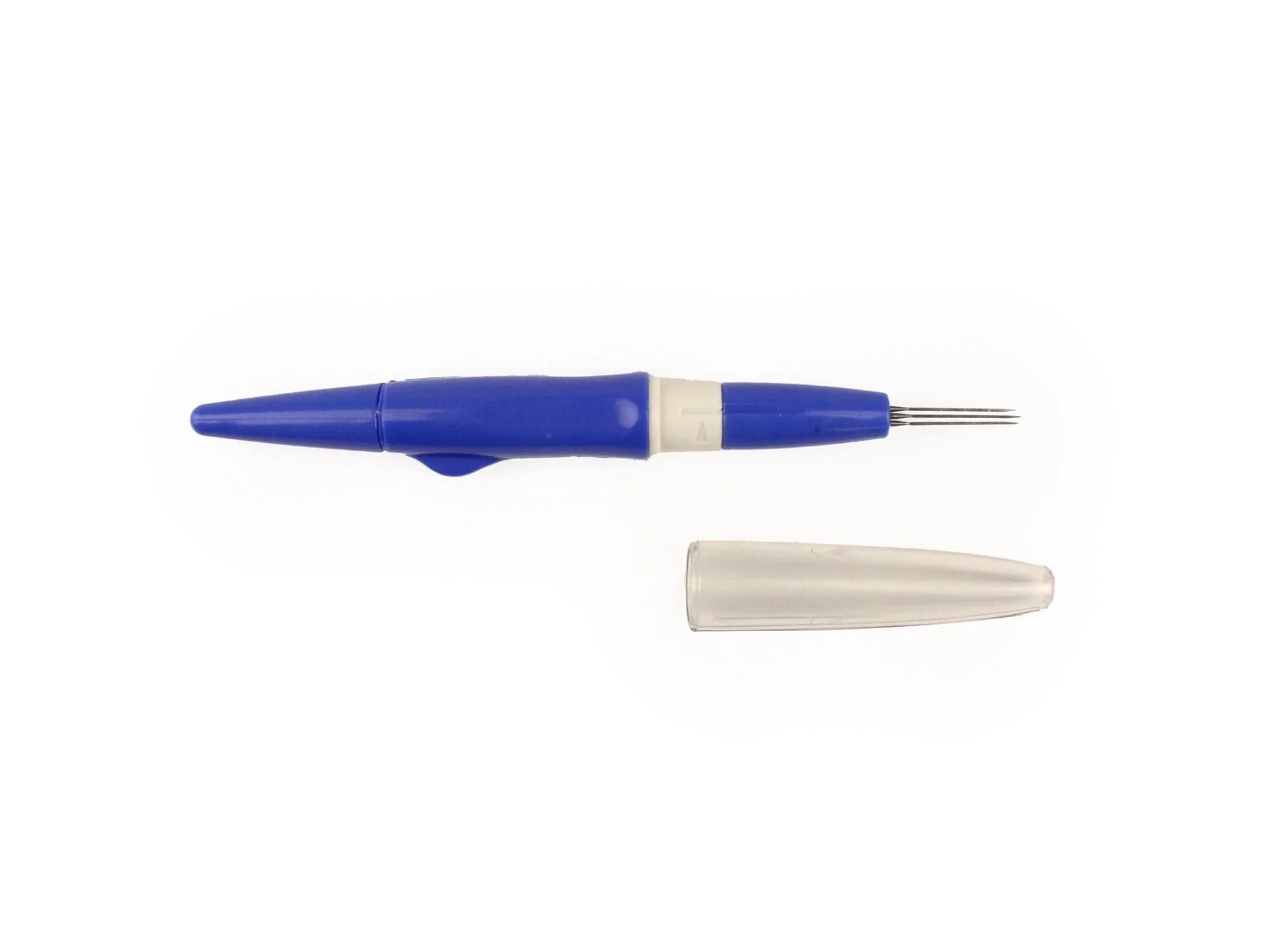 3-Needle Blue Needle Felting Pen- with felting needles