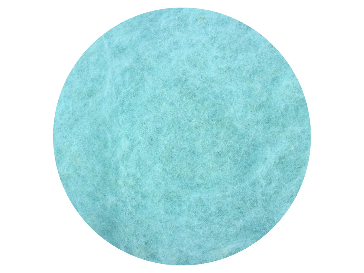 Green Aquamarine - dyed Mountain Sheep carded wool batts - various weights