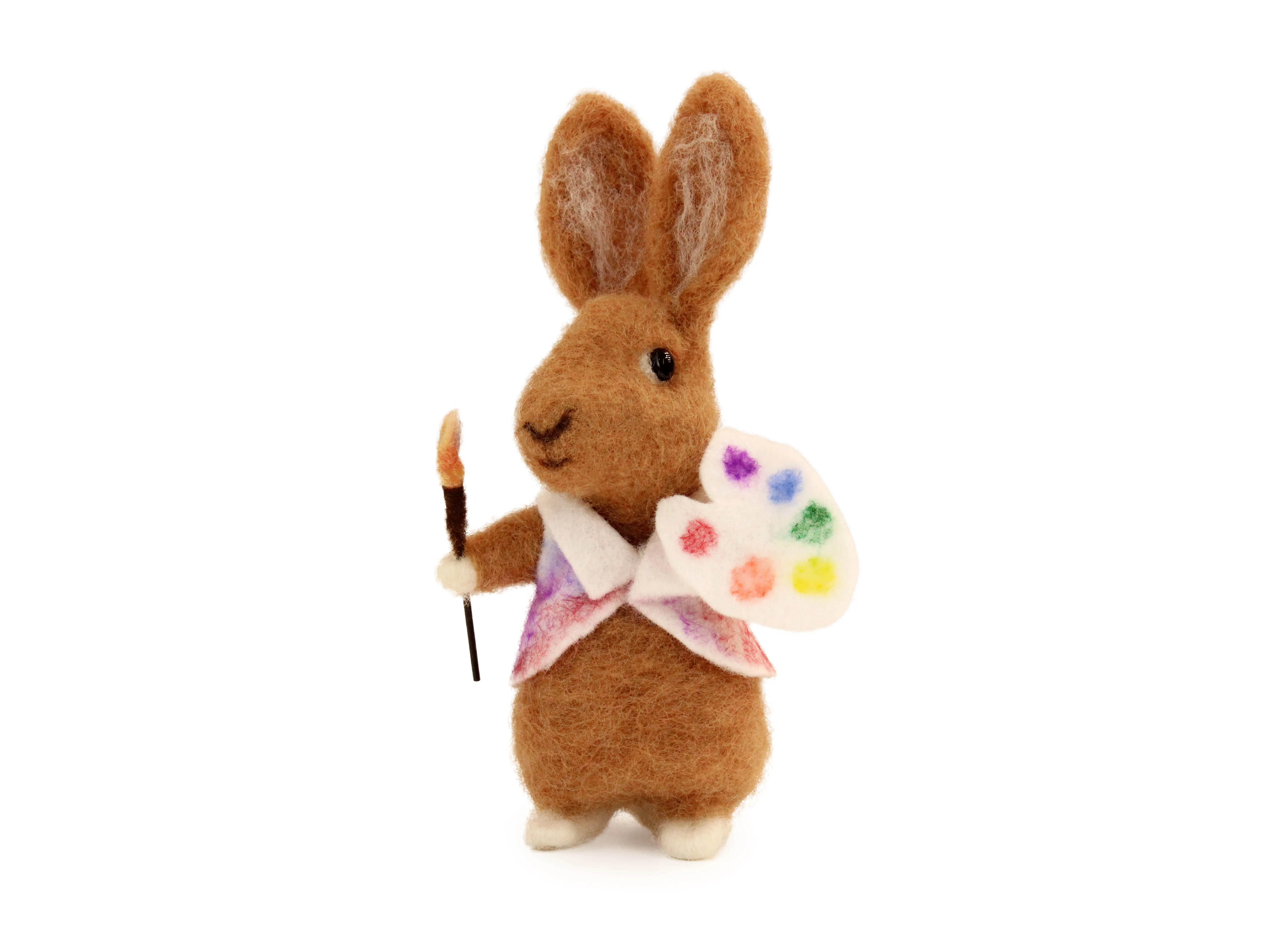 Artist Bunny Small Needle Felt Kit - Image 5