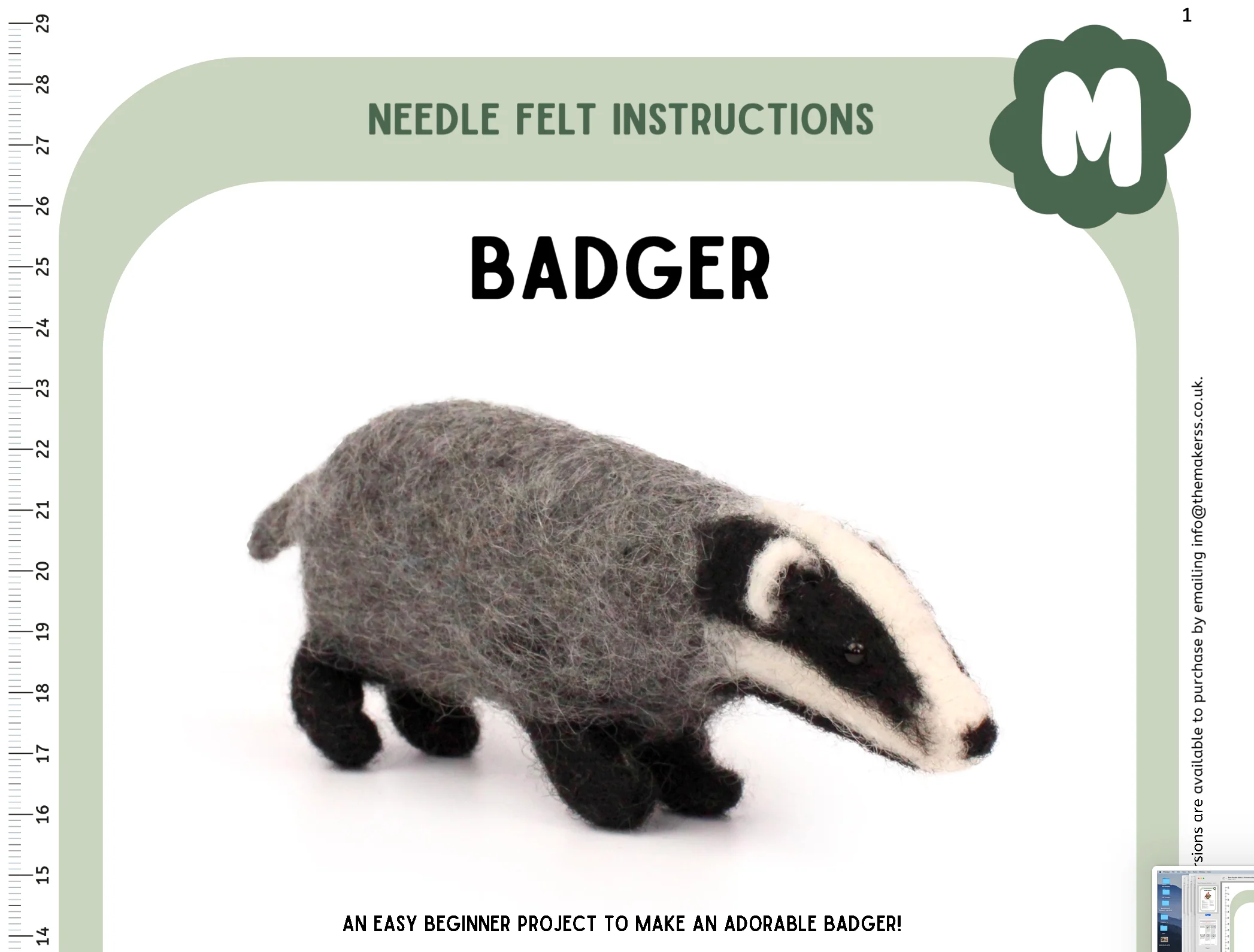 Badger Instructions PDF
