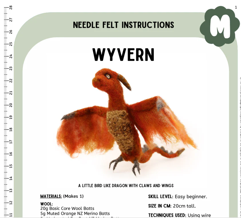Wyvern or Dragon Instructions PDF