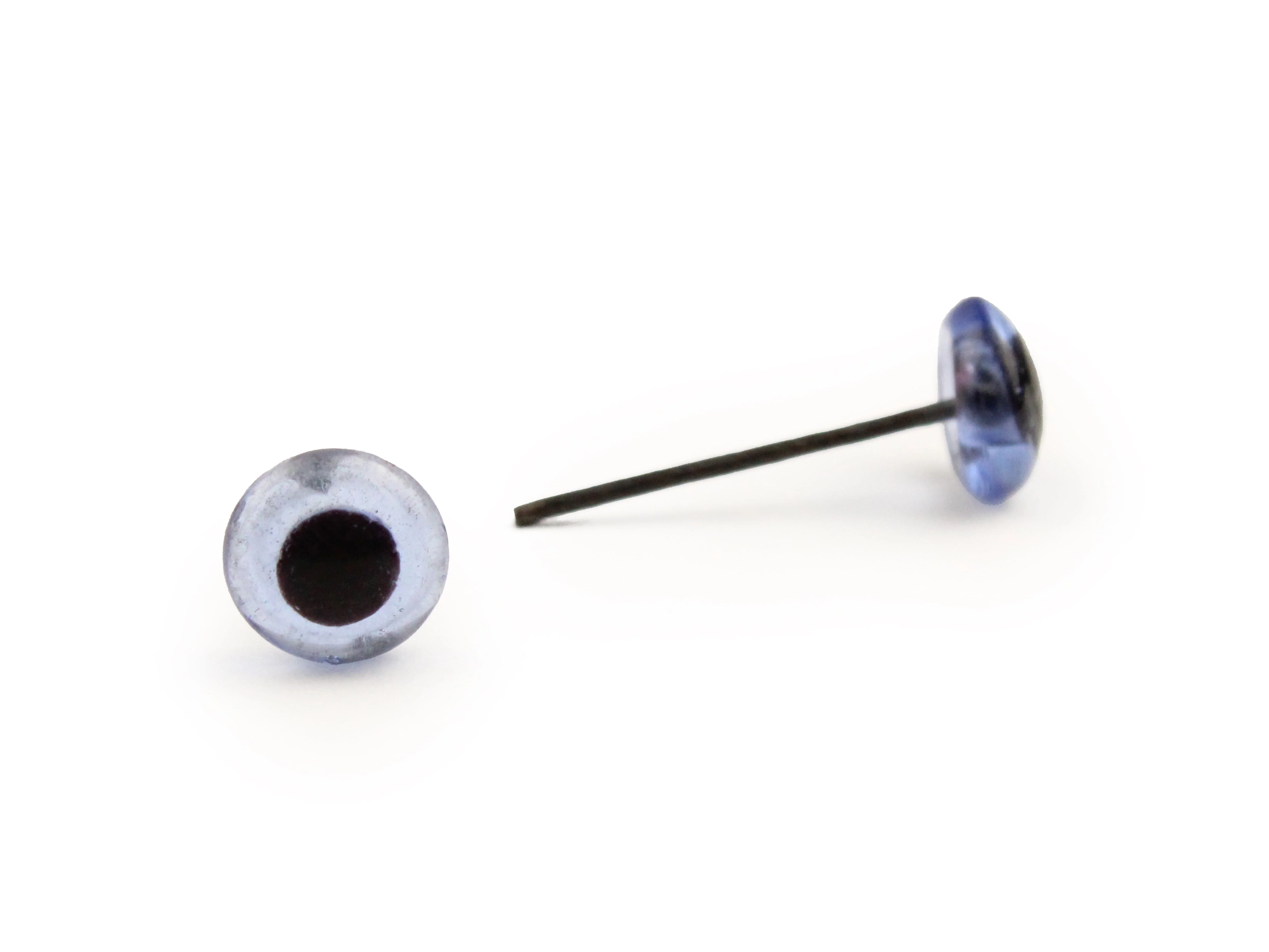Blue Easy glue-in glass eyes - 3-7 mm options - Image 3