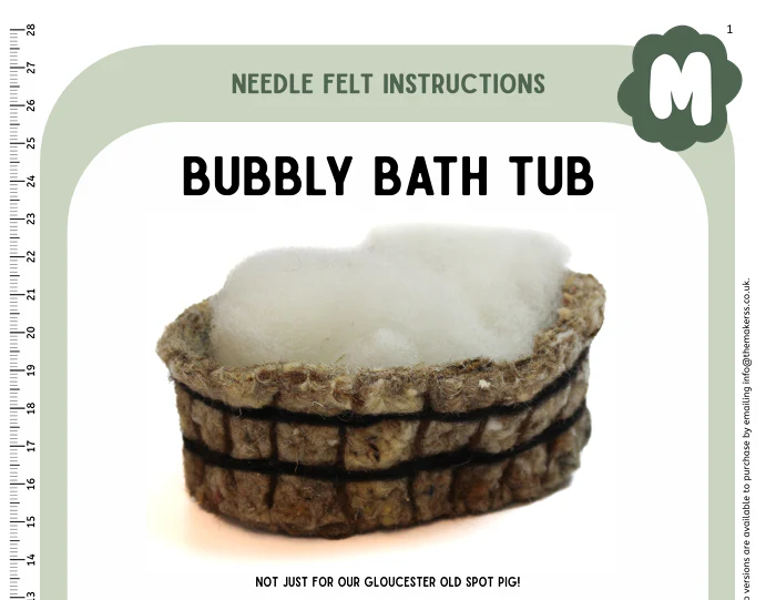 Bubbly Bath Tub Instructions PDF