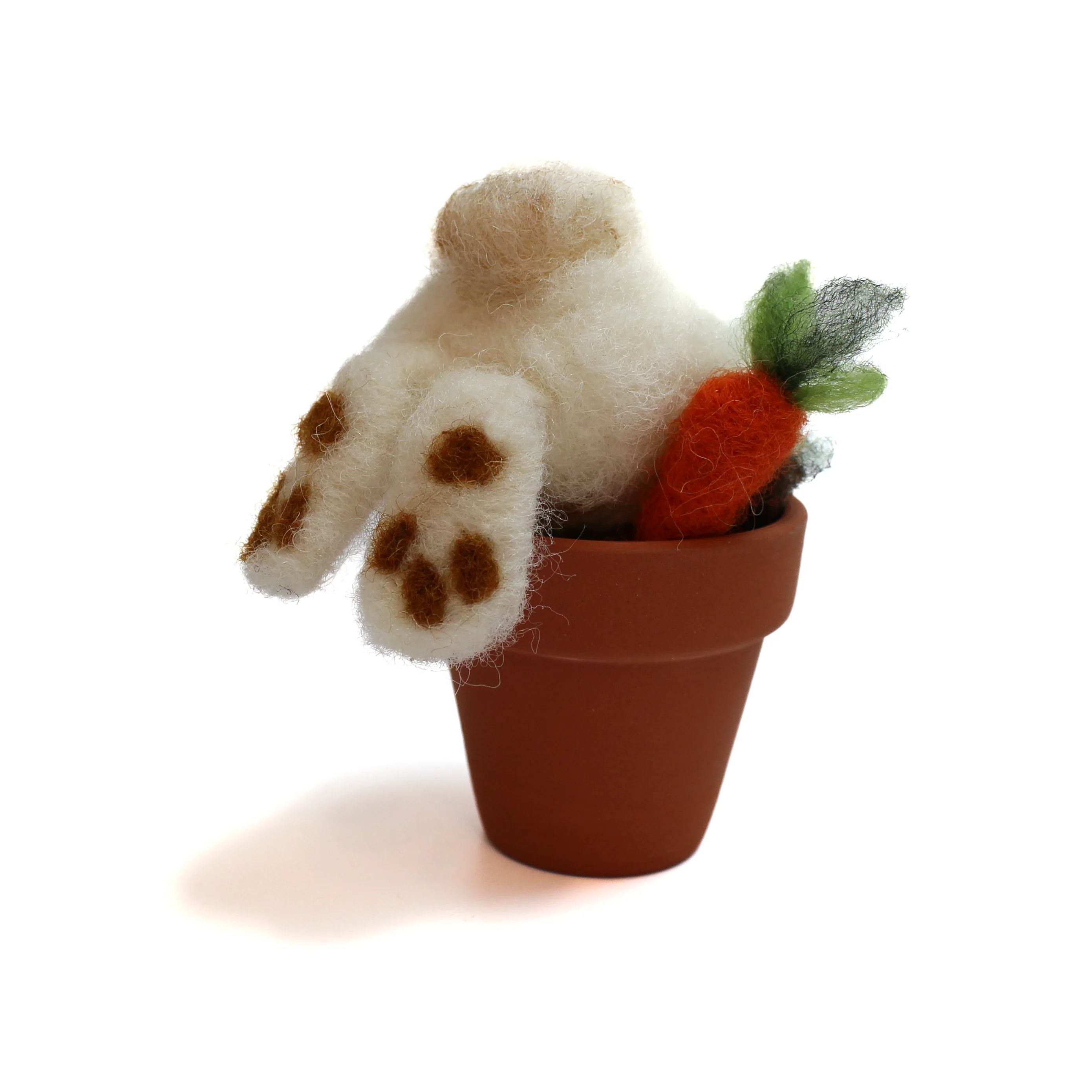 Bunny Bum Pot Small Needle Felt Kit - Image 2