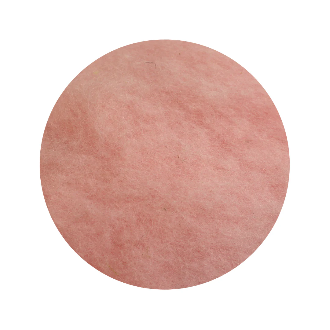 Candy Floss Pink dyed New Zealand carded wool batts - various weights