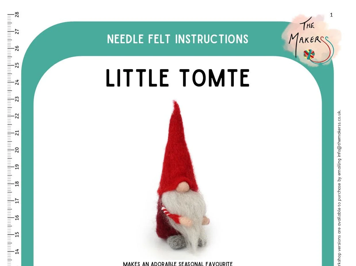 Candy Stripe Tomte Instructions PDF