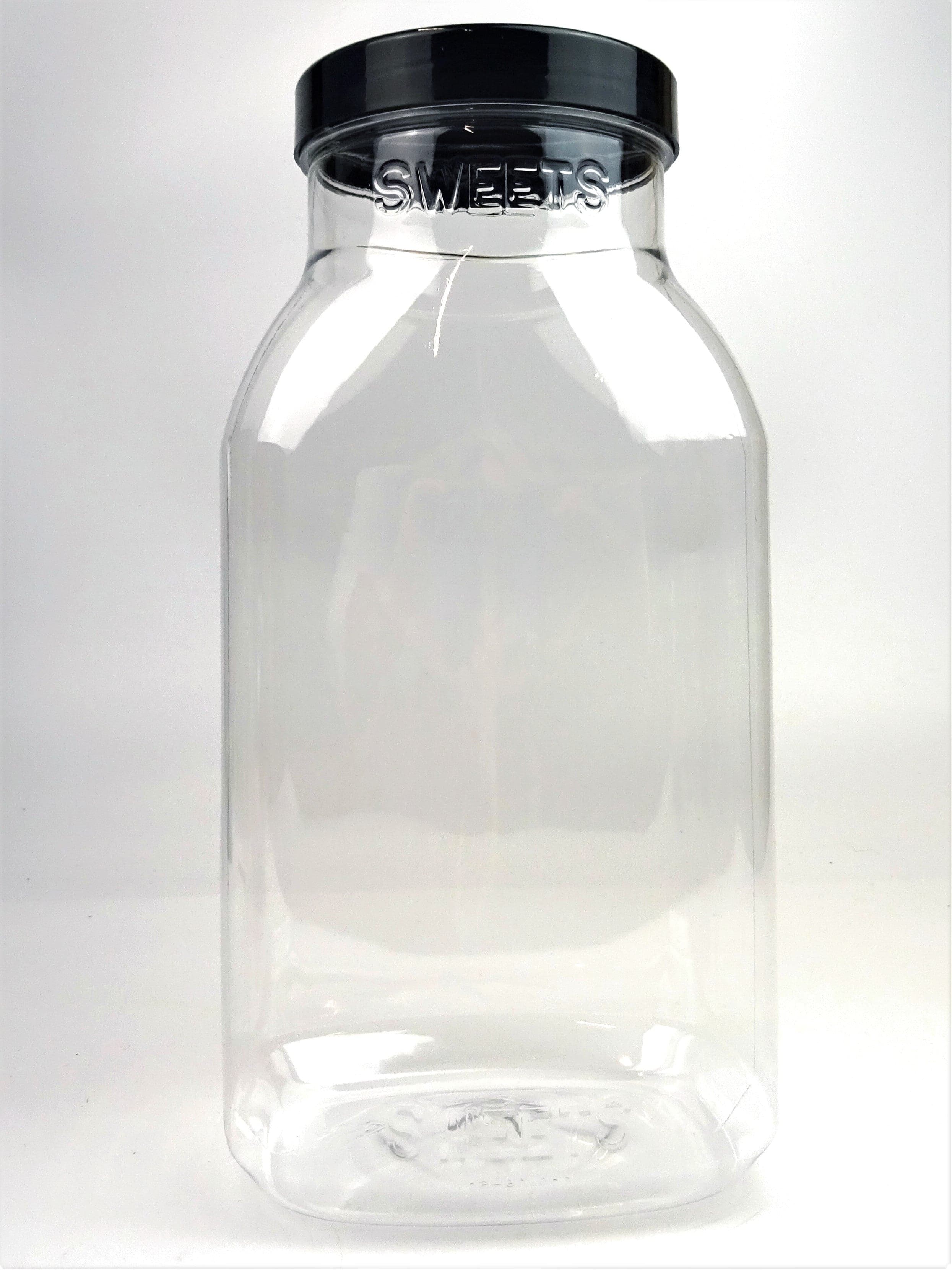 Clear Plastic Sweetie Jar - Empty - Image 6