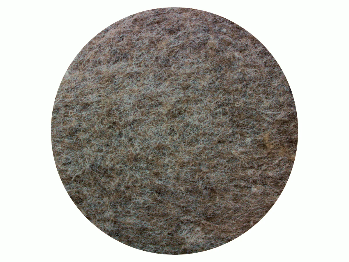 Natural Variegated Grey Brown carded wool batts - various weights