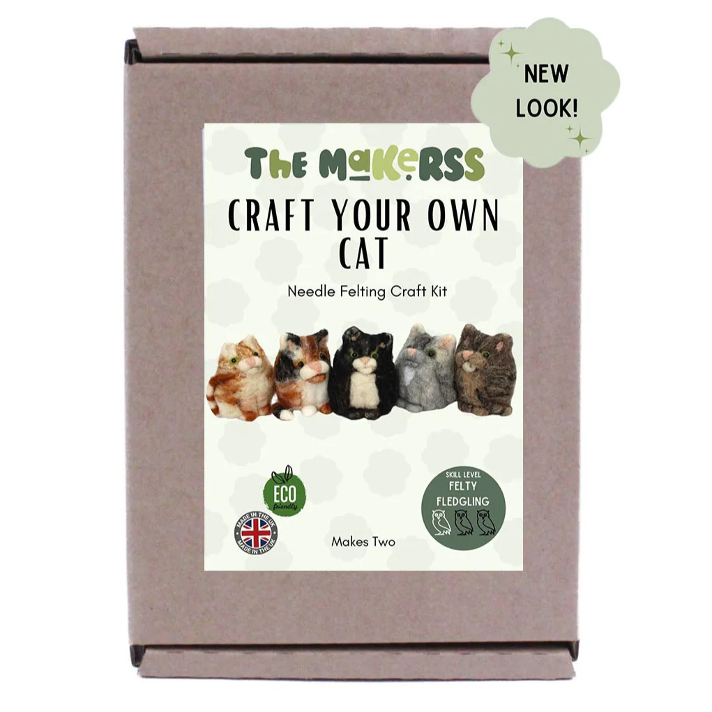 Craft Your Own Cat Needle Felt Kit - Image 3