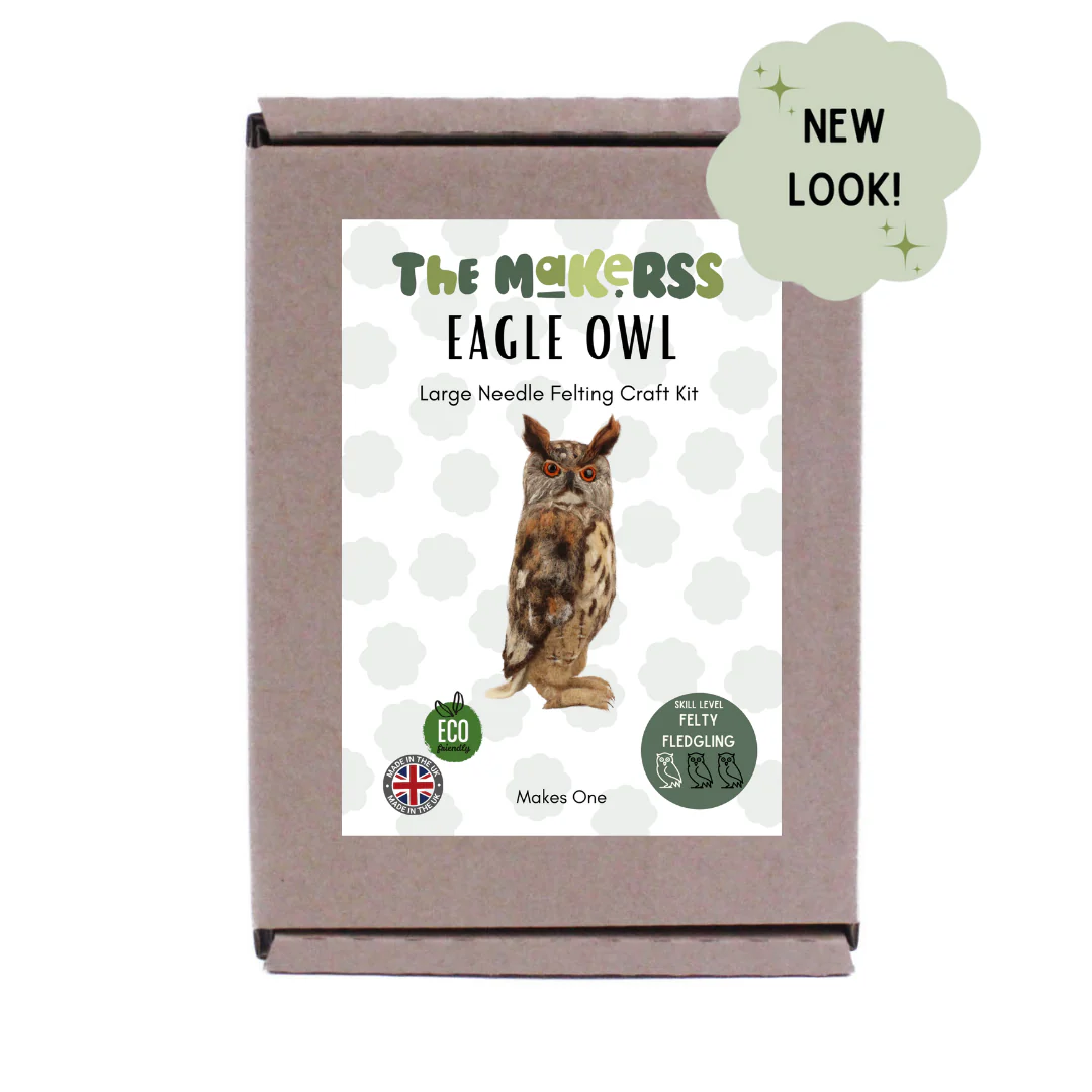 Eagle Owl Needle Felt Pack - Image 3