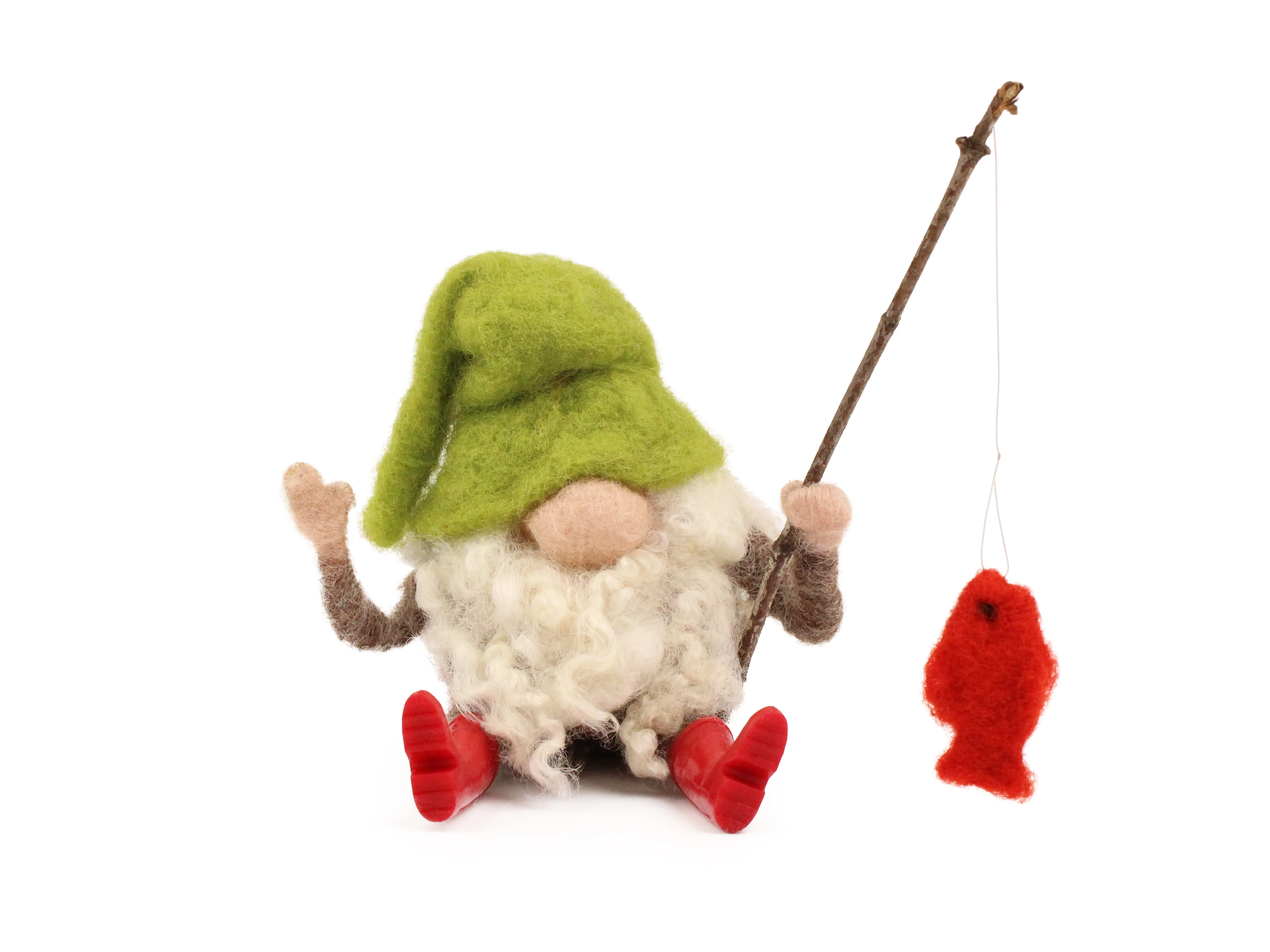 Fishing Gnome Small Needle Felt Kit - Image 3