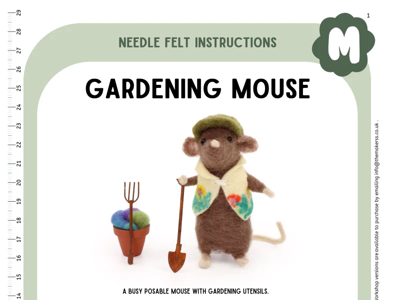 Gardening Mouse Instructions PDF
