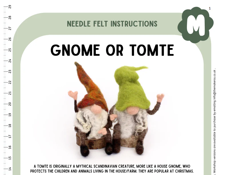 Gnome or Tomte Instructions PDF