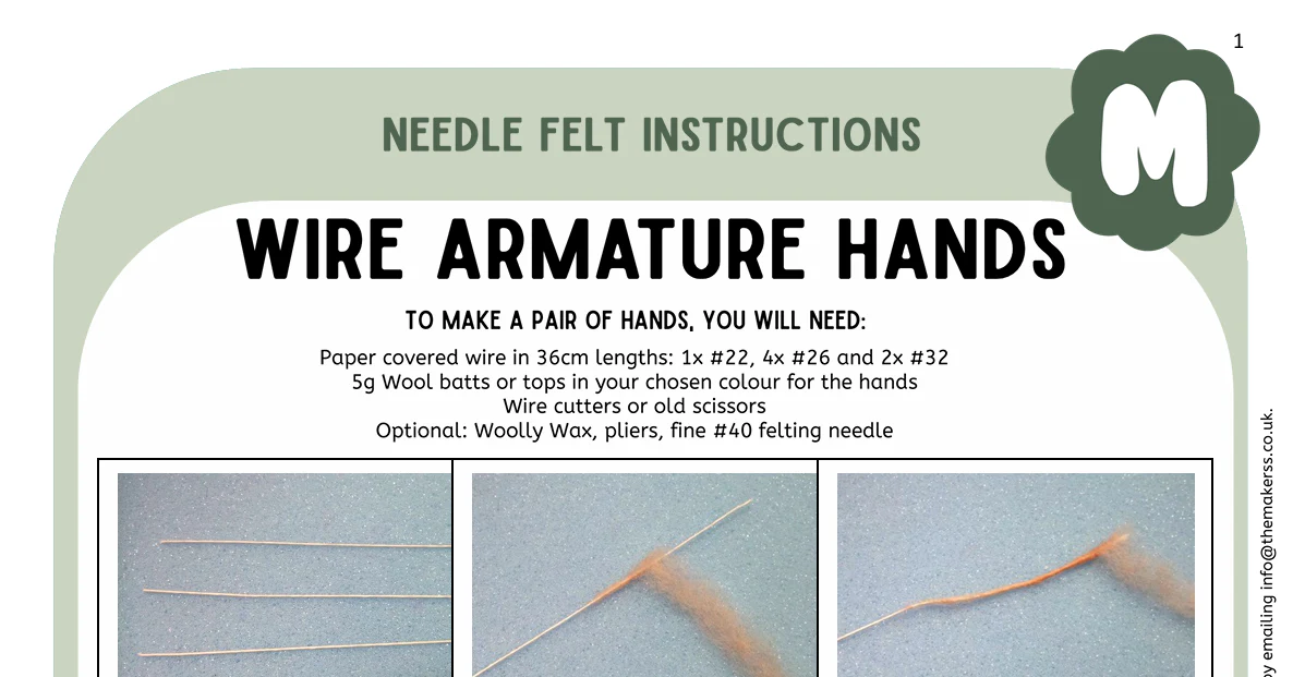Hands with Fingers (using armature) Instructions PDF