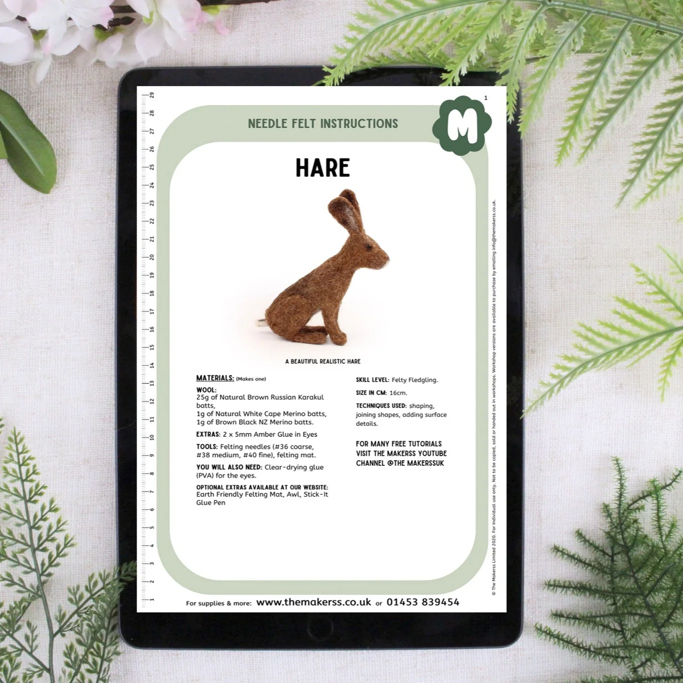 Hare Needle Needle Felt Kit (NEW for 2024) - Image 4