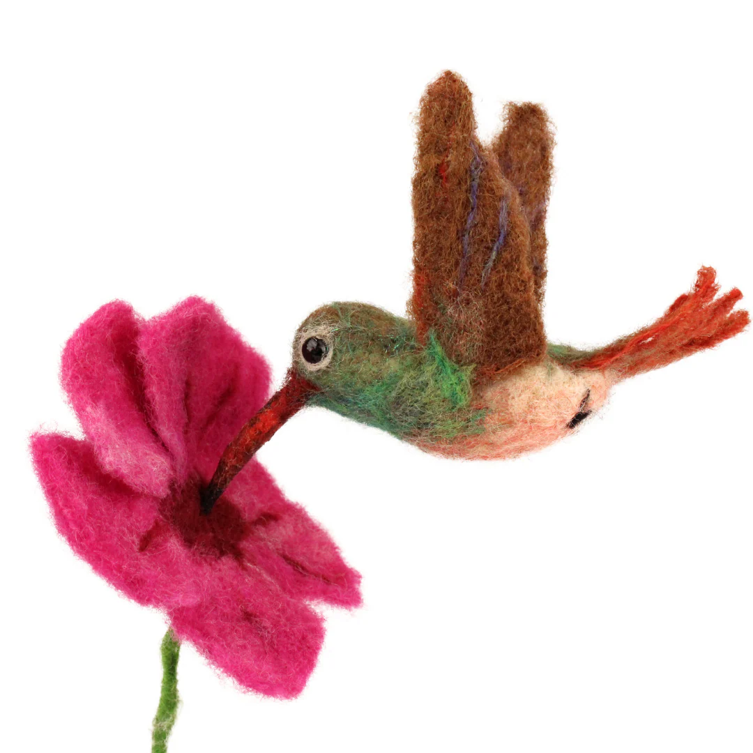New! Hummingbird Needle Felt Kit - Image 5
