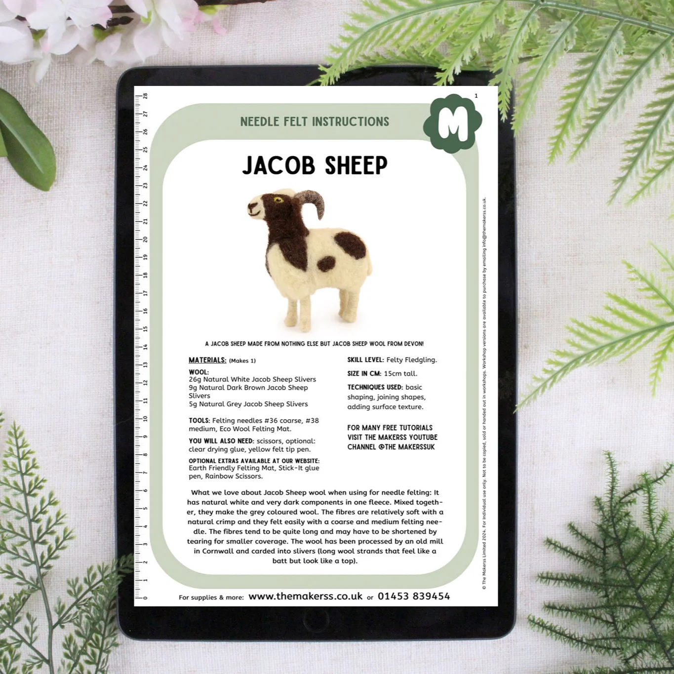 Jacob Sheep British Wool Small Kit - Image 5