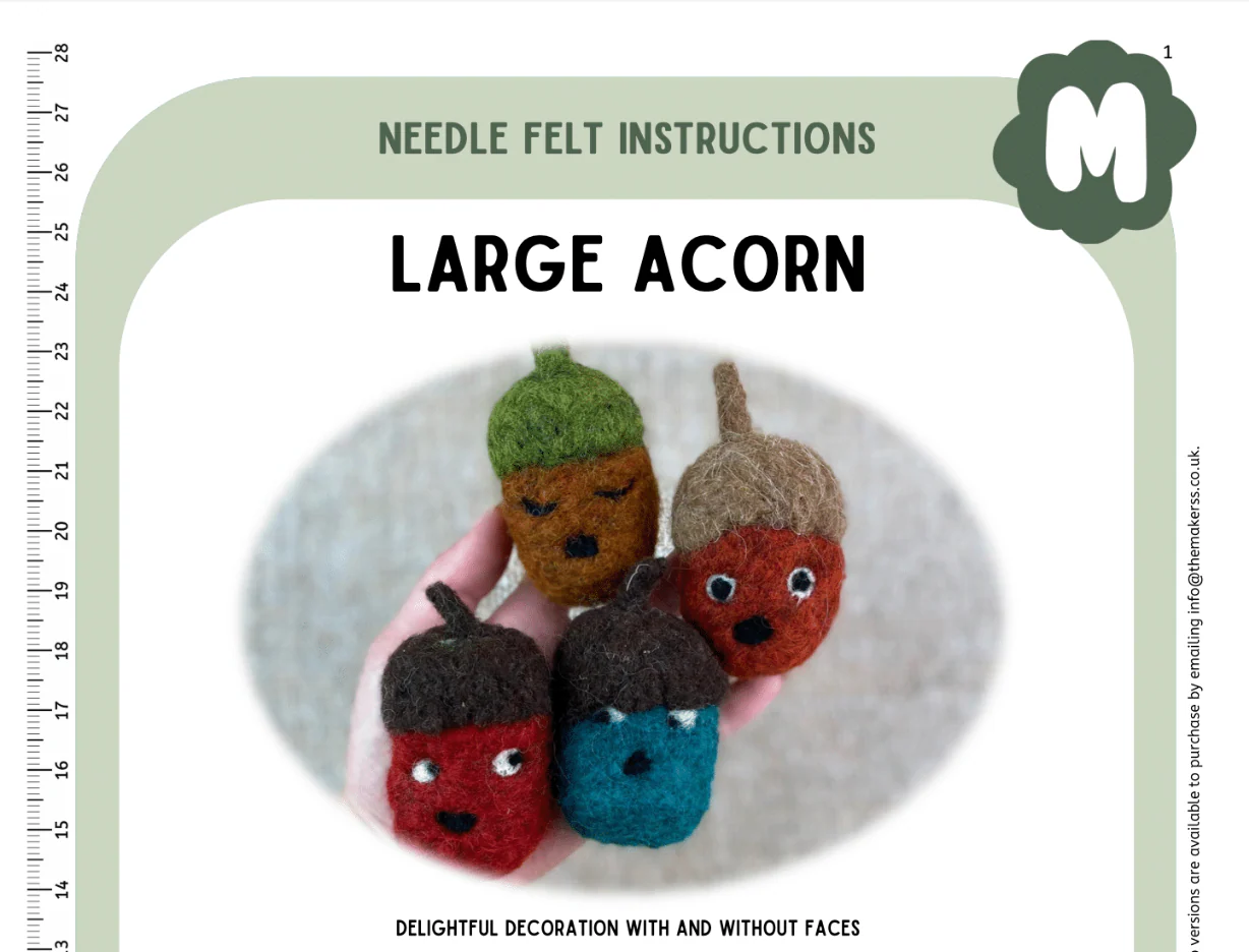 Large Acorn Instructions PDF