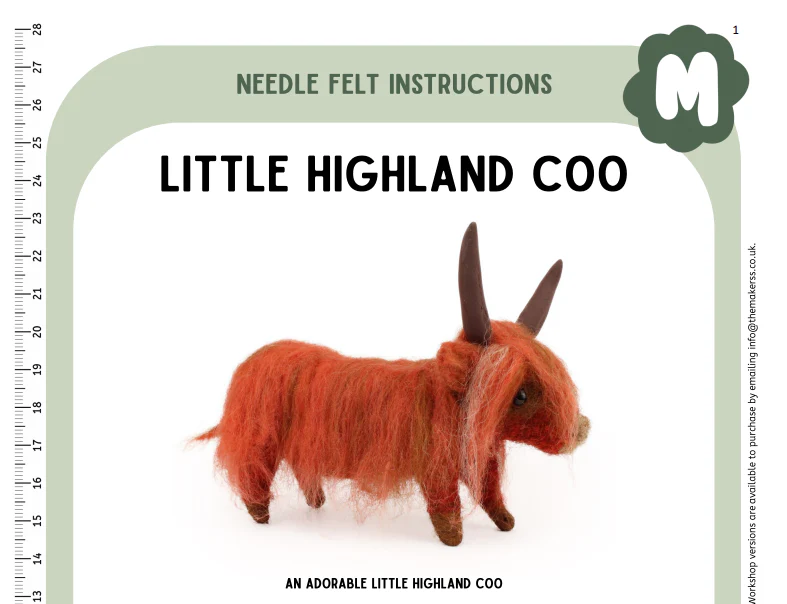 Little Highland Coo Instructions PDF