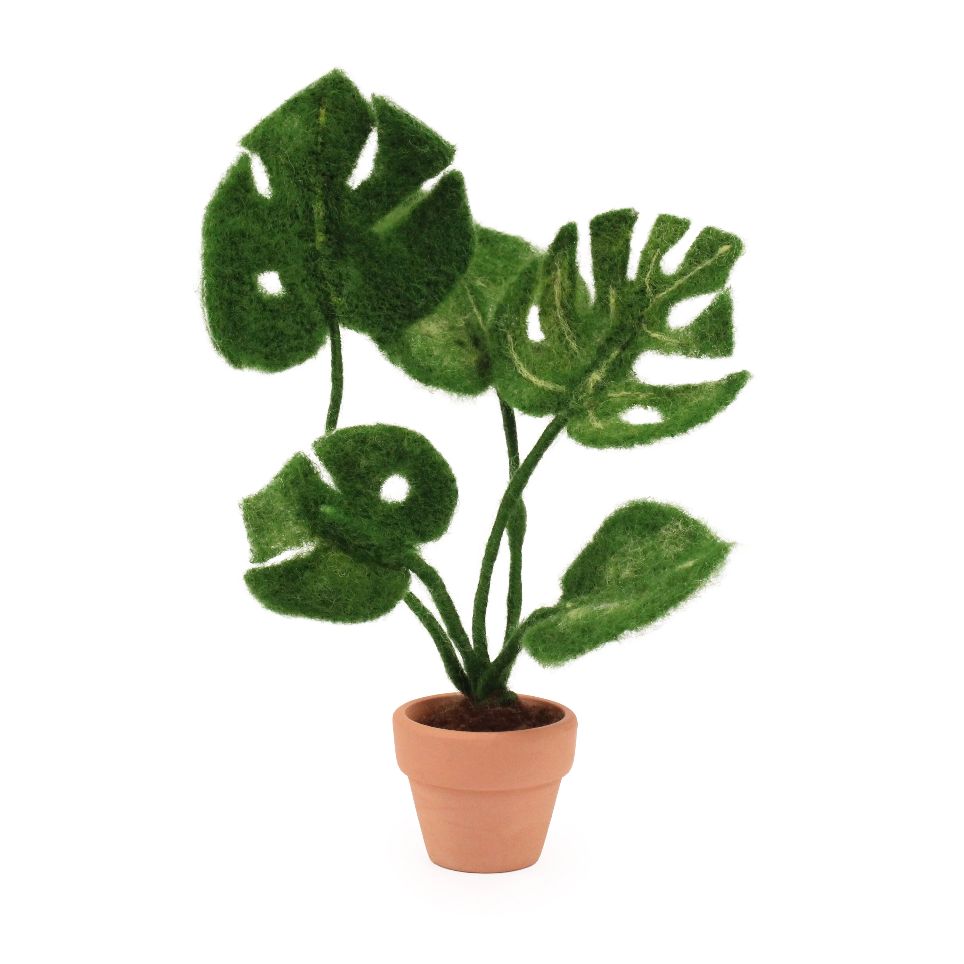 Monstera Plant Small Needle Felt Kit - Image 4
