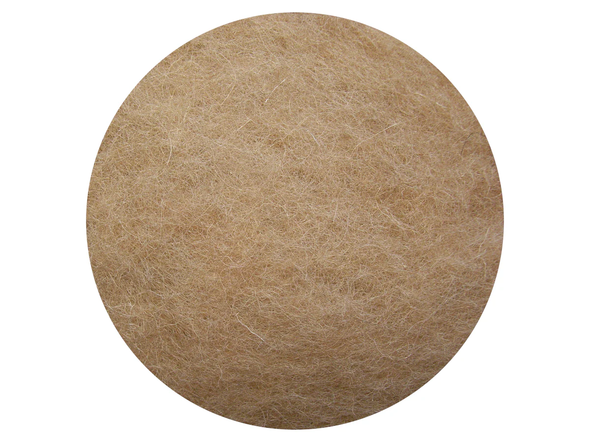 Golden Beige - dyed New Zealand carded wool slivers - various weights