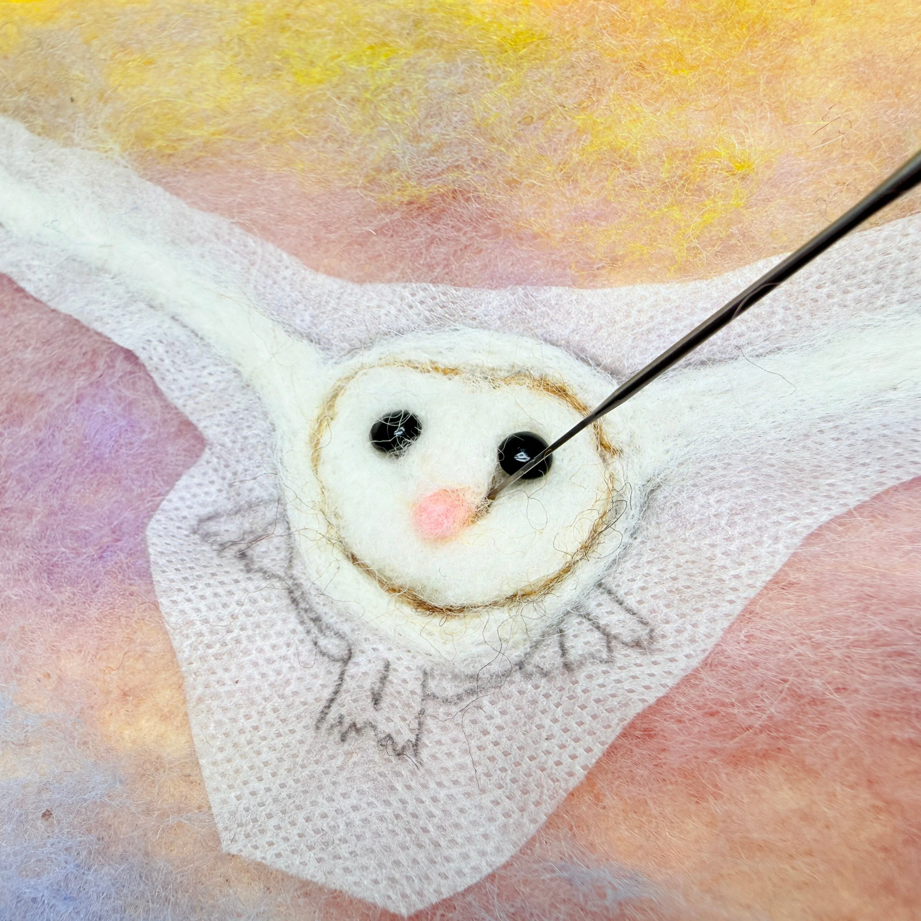 Owl in Flight Landscape Picture Kit - Image 3