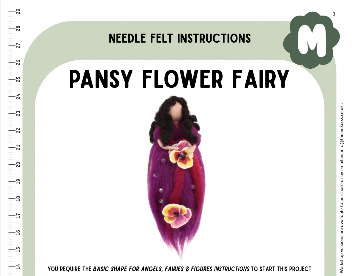 Pansy Flower Fairy Instructions PDF