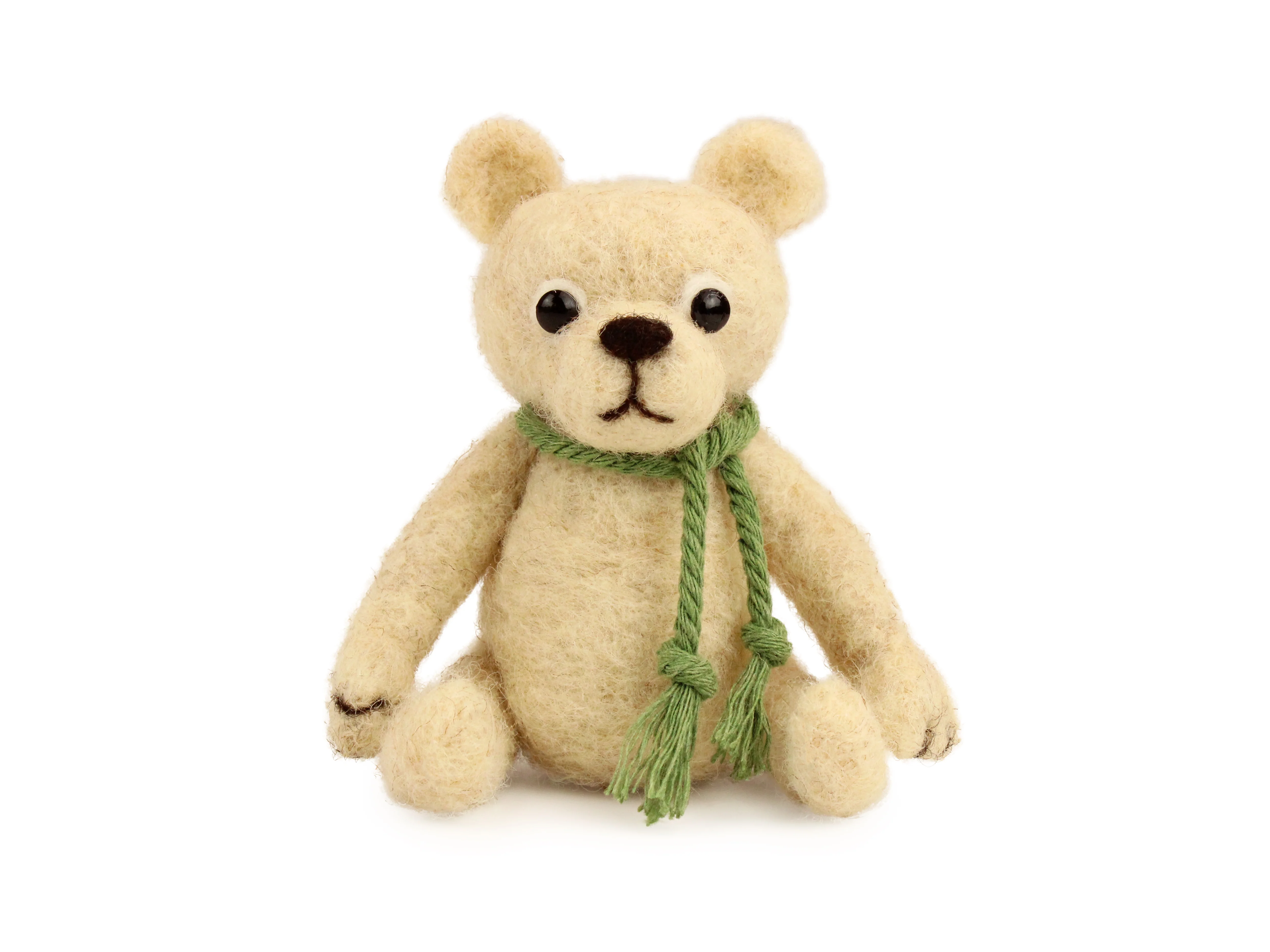 Poseable Mini Bear Small Needle Felt Kit - Image 5