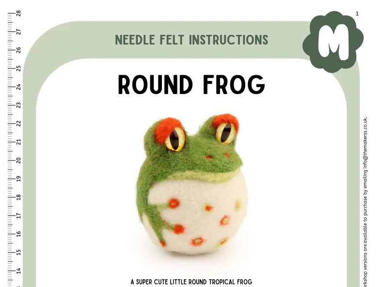 Round Frog Instructions PDF