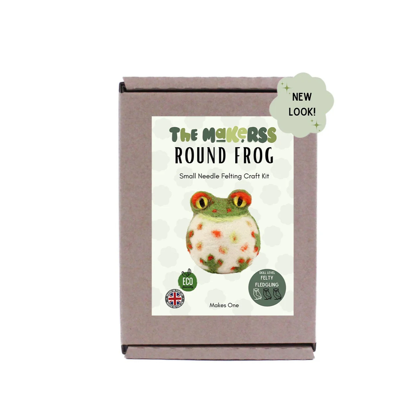 Round Frog Small Needle Felt Kit - Image 3