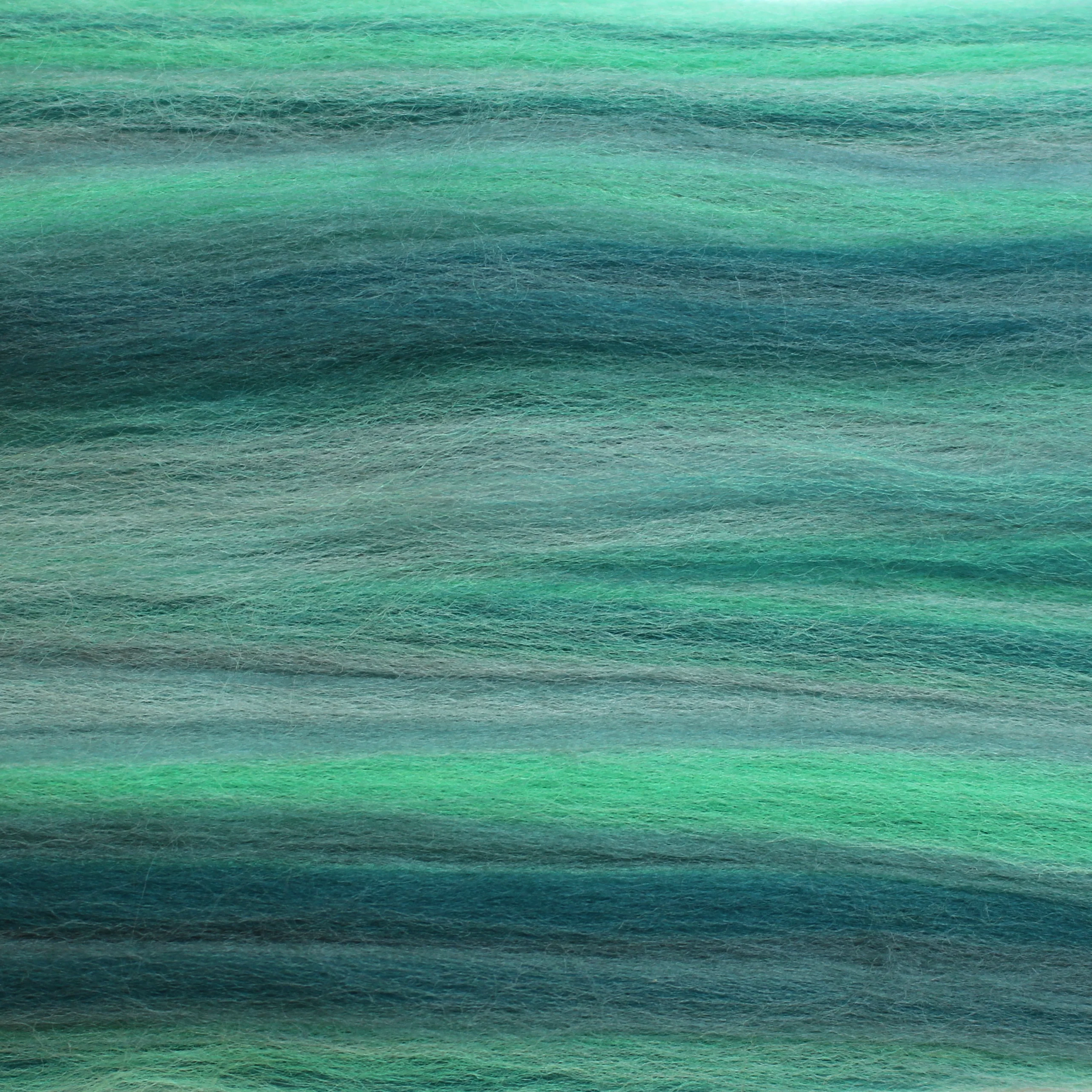 Sea Glass dyed Merino Wool Tops - Image 2