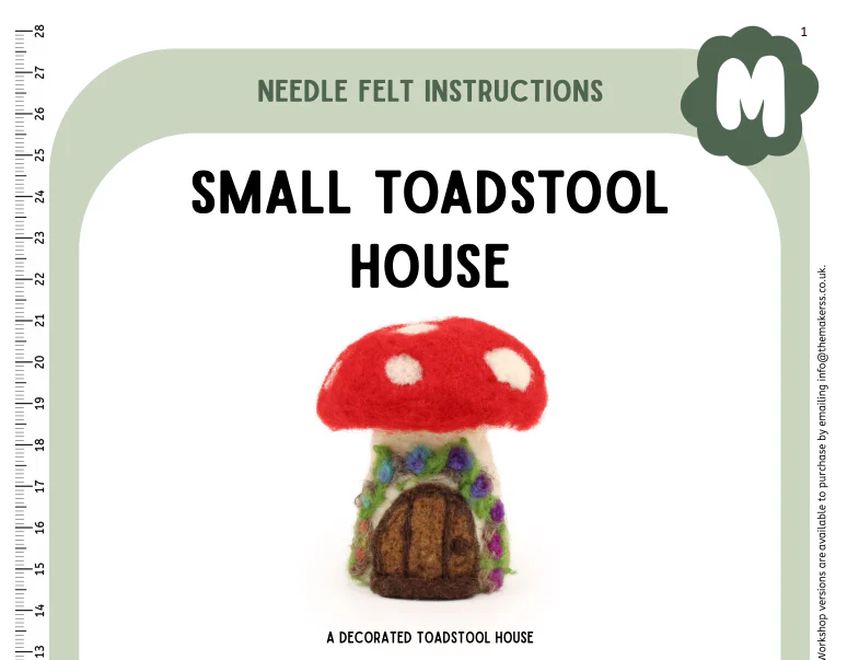 Small Toadstool House Instructions PDF
