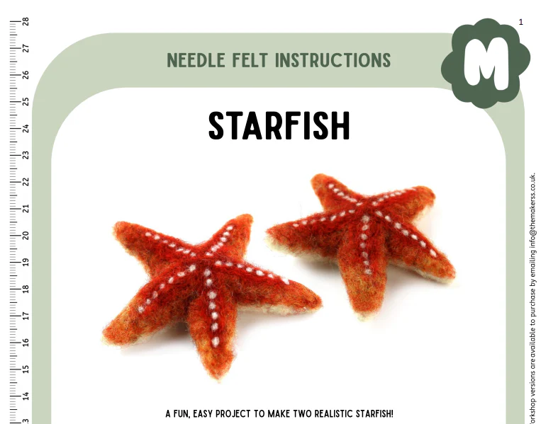 New and Improved - Starfish Instructions PDF