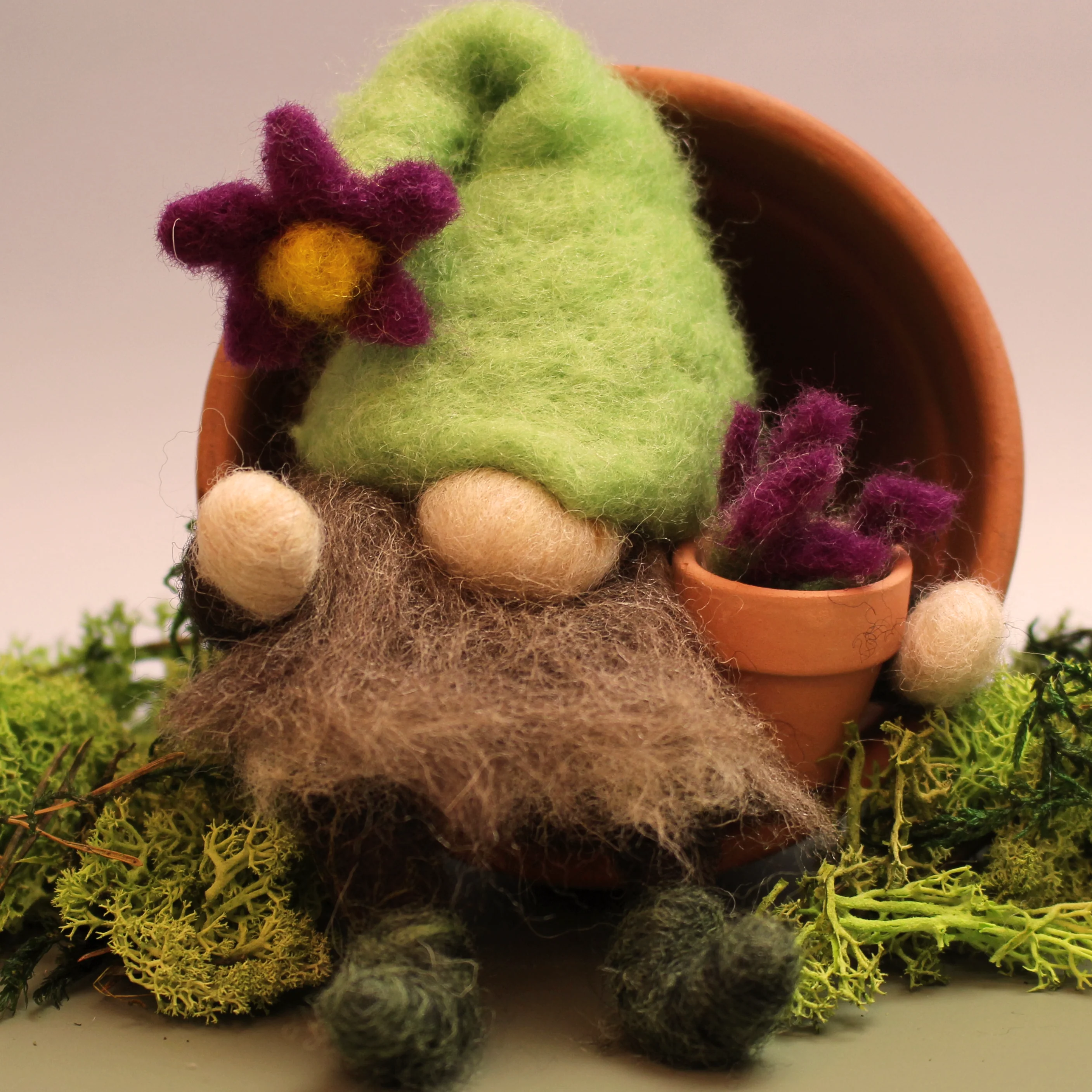 Stay at Home workshop for Bloomin' Tomte Needle Felting Wednesday Sat 2nd May