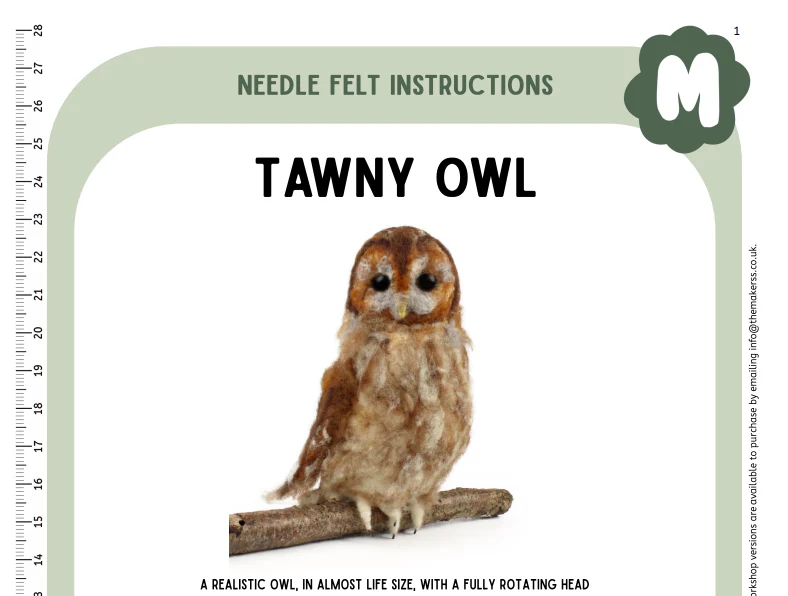 Tawny Owl Instructions PDF