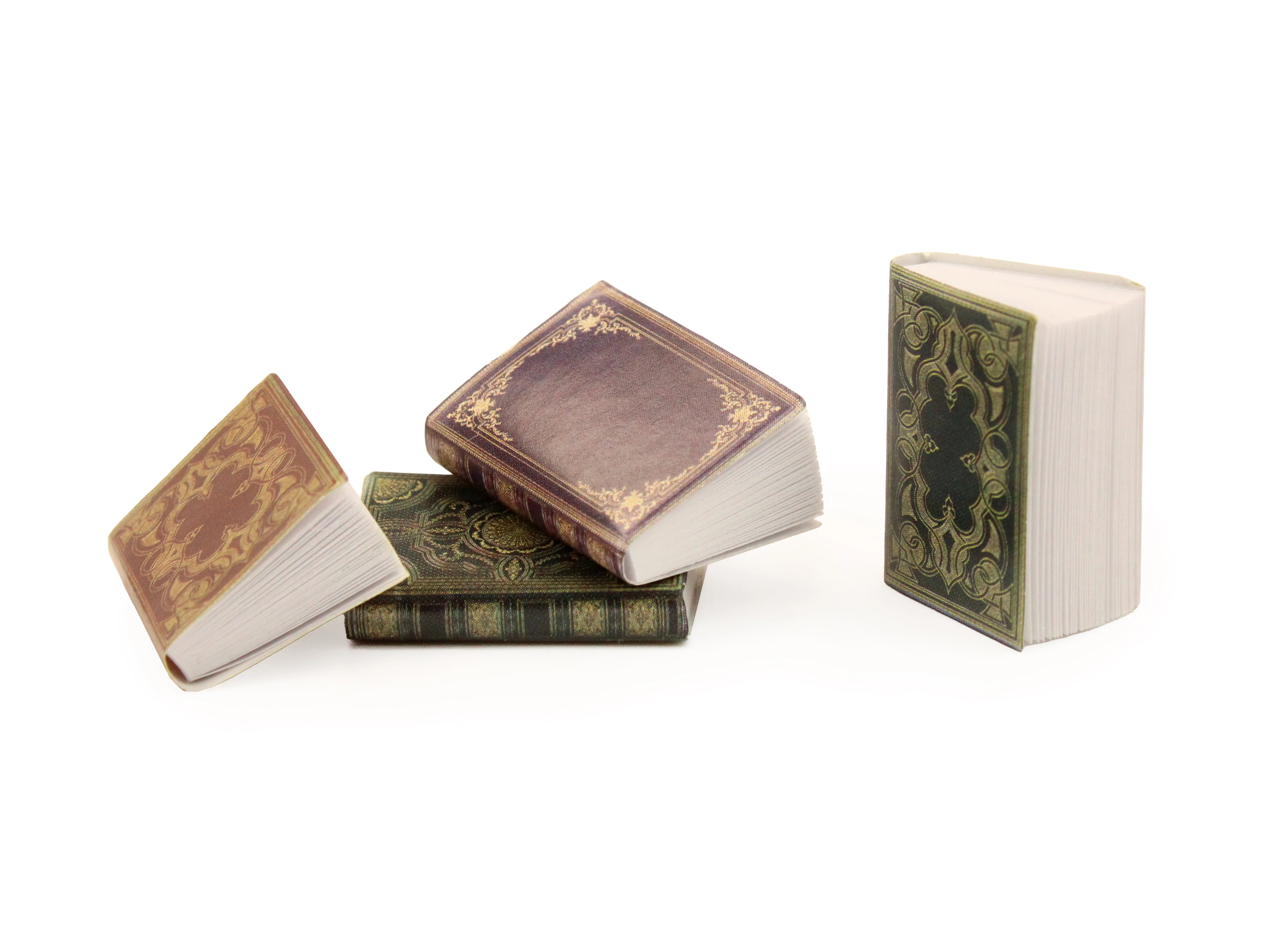 Tiny Books for Needle Felted Characters - Set of 4