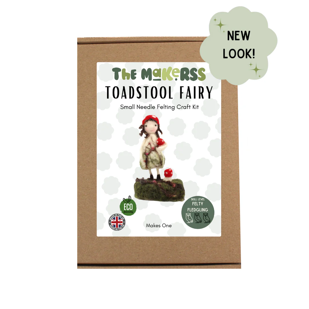Toadstool Fairy Needle Felt Kit - Image 3