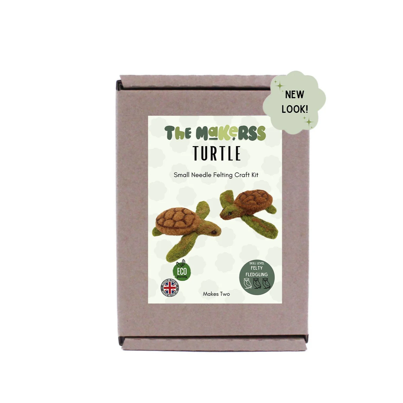 Turtle Small Needle Felt Kit - Image 3