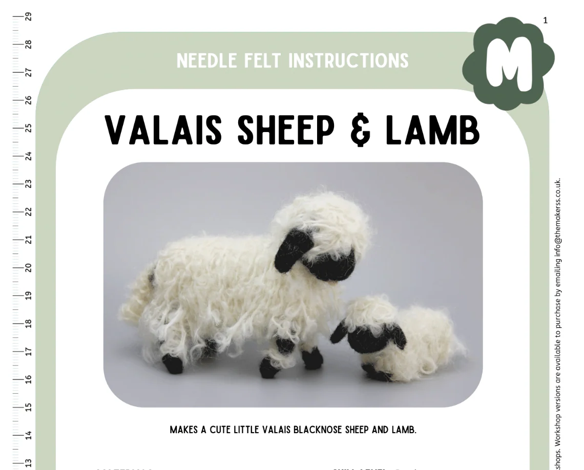 Valais Sheep and Lamb Instructions PDF