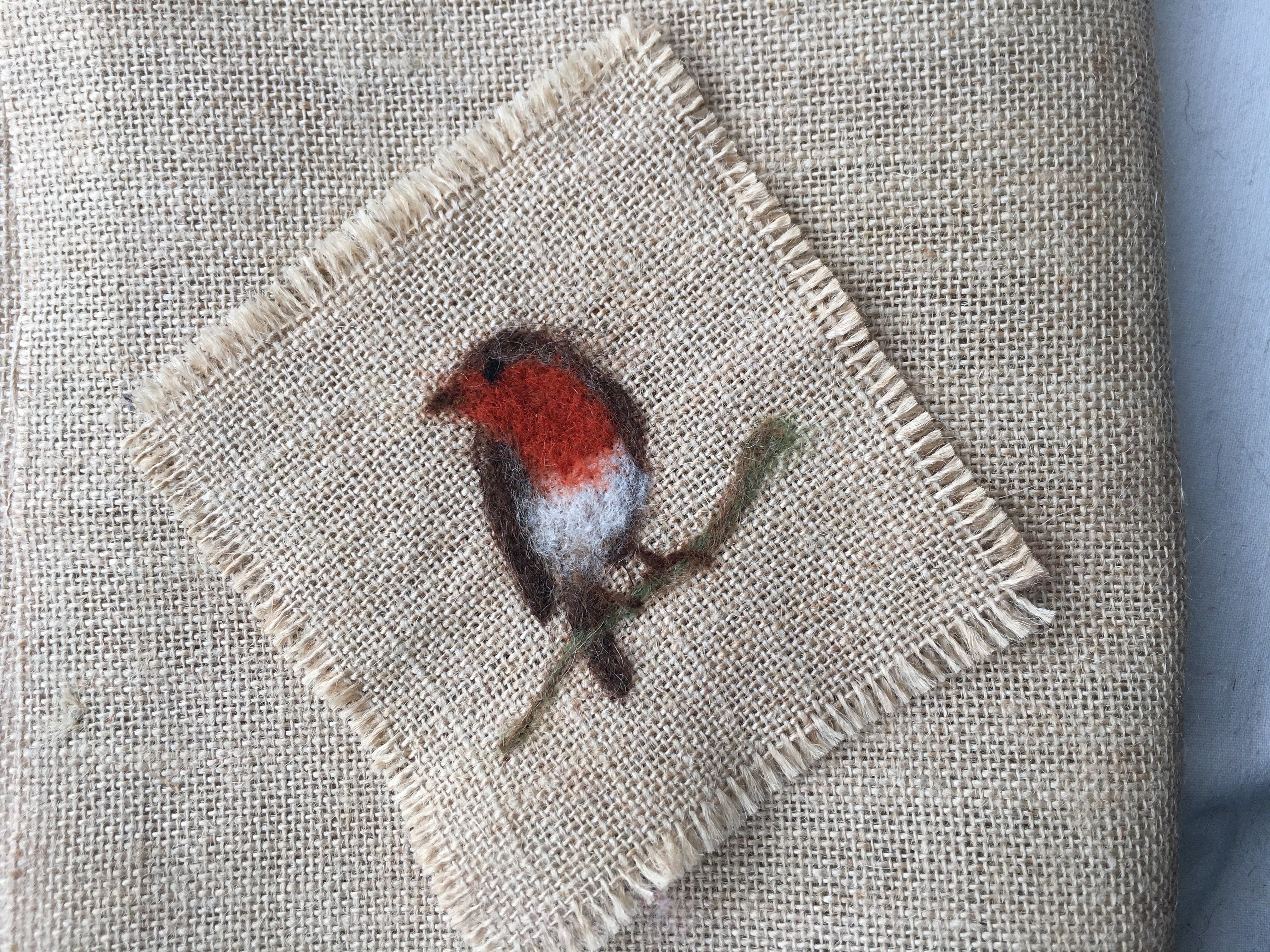 Hessian - Various Sizes for needle felt pictures, motifs, bunting - Image 5
