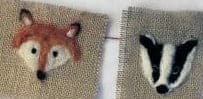 Hessian - Various Sizes for needle felt pictures, motifs, bunting - Image 6