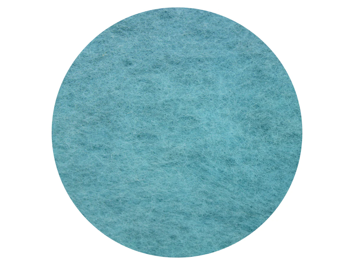 Water Blue - dyed carded wool batts - various weights